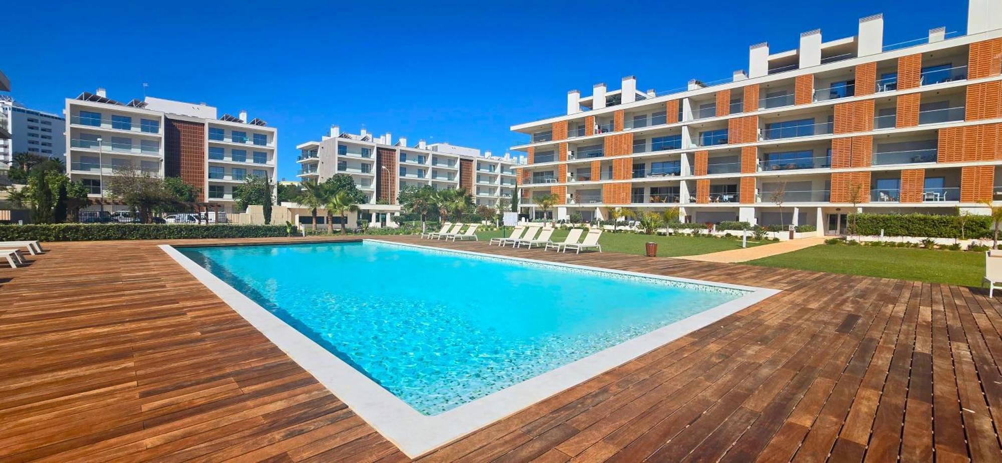 Ferienwohnung Marvell Design With Heated Pool&Gym&Playground Albufeira Exterior foto