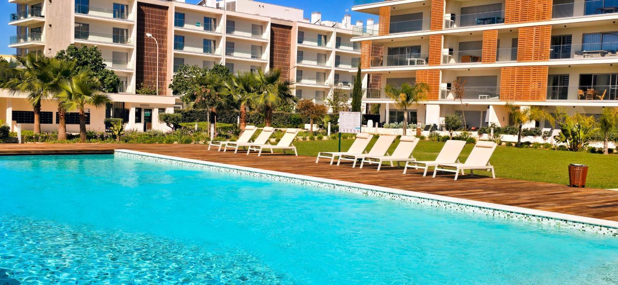 Ferienwohnung Marvell Design With Heated Pool&Gym&Playground Albufeira Exterior foto